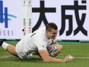Sorgte in der ersten Halbzeit mit zwei Tries für eine klare Führung der Engländer: Flügel Jonny May (Bild: KEYSTONE/EPA/MARK R. CRISTINO)
