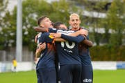 Gross war die Freude über das 3:0 gegen Stade-Lausanne-Ouchy (Bild: Gianluca Lombardi)
