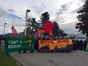 Der Kundgebungszung beim Start auf Berns Grosser Schanze. (Bild: RAINER SCHNEUWLY)