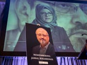 1. Jahrestag: Erinnerungen an den Mord von Jamal Khashoggi in Istanbul. (Bild: KEYSTONE/AP/J. SCOTT APPLEWHITE)