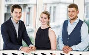 Haben ihr Studium erfolgreich abgeschlossen: Sven Keller, Jacqueline Janssen und Adrian Hnatek (von links). (Bild: PD)