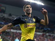 Achraf Hakimi führt den BVB in Prag zum wichtigen Auswärtssieg (Bild: KEYSTONE/EPA/MARTIN DIVISEK)