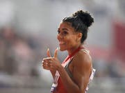 Mujinga Kambundji hat Schweizer Leichtathletik-Geschichte geschrieben (Bild: KEYSTONE/AP/PETR DAVID JOSEK)