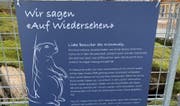 Mit diesem Plakat durften sich die Murmeli diesen Sommer verabschieden. (Bilder: PD)