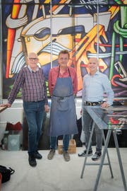 Der Grossauftrag hält Albin Engeler, Martin Stebler und Pascal Engeler drei Monate lang auf Trab.