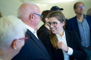 Die Grüne Franziska Ryser freut sich über ihre Wahl in den Nationalrat. (Bild: Ralph Ribi)