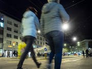 Nachtleben während der Olma auf dem Bohl. (Bild: Hanspeter Schiess - 10. Oktober 2019)