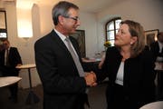 Josef Dittli und Heidi Z'graggen werden Uri im Ständerat vertreten. (Bild: Urs Hanhart)