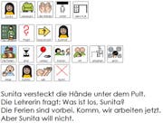 Die erste Seite des Buches mit Metacom-Symbolsprache. (Bild: PD)