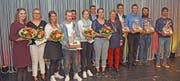 Die Absolventinnen und Absolventen mit den Noten 5.6 bis 5.8.
