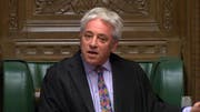 Parlamentspräsident John Bercow. (Bild: EPA, London, 21. Oktober 2019)