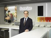 Sunrise sagt die Generalversammlung kurzfristig ab. Die Milliardenübernahme von UPC ist somit vom Tisch: ein Debakel für Präsident Peter Kurer. (Bild: Christian Beutler/Keystone, Zürich-Oerlikon, 8. Juni 2016)