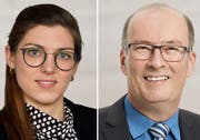 Franziska Ryser (Grüne) und Markus Ritter (CVP) haben beide rund ein Drittel ihrer Stimmen ausserhalb der eigenen Parteilisten geholt. (Bilder: PD)