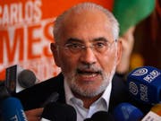 Der zweitplatzierte Oppositionskandidat Carlos Mesa (Bild) warf Boliviens Präsident Evo Morales am Montag vor, er wolle eine Stichwahl verhindern. (Bild: KEYSTONE/AP/JORGE SAENZ)