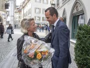 Andrea Gmür dürfte künftig zusammen mit dem bereits wiedergewählten Ständerat Damian Müller für Luzern in der kleinen Kammer politisieren. (Bild: KEYSTONE/URS FLUEELER)