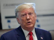 US-Präsident Donald Trump sagte, er habe auf viel Geld mit seinem Hotelimperium verzichtet, weil er das Amt des US-Präsidenten angenommen habe. (Bild: KEYSTONE/AP/PABLO MARTINEZ MONSIVAIS)