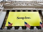 Der Mutterkonzern der Foto-App Snapchat, Snap, hat am Dienstag mit Informationen die Börsianer enttäuscht. (Bild: KEYSTONE/EPA/JUSTIN LANE)