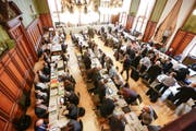 Der Grosse Rat tagte am Mittwoch in Weinfelden. Traktandiert waren unter anderem die Kantonsbürgerrechtsgesuche. (Bild: Donato Caspari)
