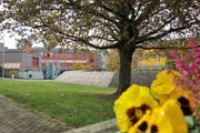 Jetzt ist die Situation auf dem Pausenplatz der Oberstufe Muri wieder entspannt. (Bild: Eddy Schambron)