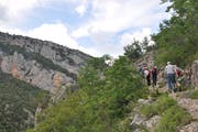 Schluchtenwanderung vom Dorf Pellumbas zur schwarzen Höhle (Quelle: Susi Schildknecht)