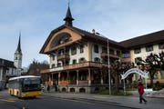 Das Hotel Kurhaus Flühli wird bereits wieder geschlossen. (Bild: Eveline Beerkircher, Flühli, 1. März 2017)