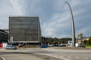 Der Kreisel in Root. (Bild: Philipp Schmidli, Root, 24. Oktober 2019)