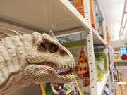Auch grimmige Dinosaurier sind Teil der Filmwelten-Ausstellung. (Bild: PD)