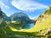 Das Berggasthaus Bollenwees am Fälensee ist noch bis am 1. November geöffnet. (Leserbild: Angelika Ebneter)