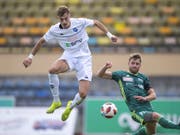 Er trifft und trifft und trifft: Aldin Turkes erzielt auch im Lausanner Stadtderby einen Treffer (Bild: KEYSTONE/JEAN-CHRISTOPHE BOTT)