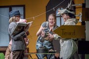 Szene aus dem «Lieselotte»-Musical, das in der Horwer Zwischenbühne aufgeführt wurde. (Bild: Pius Amrein, 25. Oktober 2019)