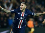 Mauro Icardi ebnete PSG mit zwei frühen Toren den Weg zum Sieg (Bild: KEYSTONE/AP/KAMIL ZIHNIOGLU)