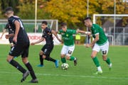 Durch eine überzeugende Leistung in der zweiten Halbzeit schlug der SC Brühl am Samstag den FC Köniz verdient mit 3 zu 0. (Bild: SC Brühl - 26. Oktober 2019)