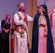Aladin mit Prinzessin Jasmin. (Bild: Philipp Schmidli, Root, 26. Oktober 2019)