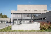 Das Hauptgebäude der Universität St.Gallen (HSG) auf dem Rosenberg. (Bild: Lisa Jenny - 4. Oktober 2019)
