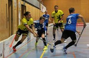Mit viel Engagement holt Grabs-Werdenberg endlich den ersten Saisonpunkt. (Bild: Michael Vetsch)