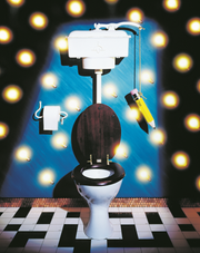Keine Ruhe auf der Toilette: Weil wir die Stille nicht mehr aushalten. Bild: Getty