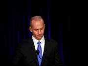 Der Konzernchef von Boeing Dennis Muilenburg schliesst aufgrund der Verbesserungen an den Problemflugzeugen der 737-Max-Reihe künftige Abstürze aus. (Bild: KEYSTONE/AP Pool The Washington Post/JOSHUA LOTT)