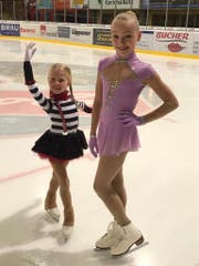 Erfolgreich starteten die Trainingskolleginnen Emily Metzler und Mina Bergmann am Montalincup in Chur. (Bild: pd)