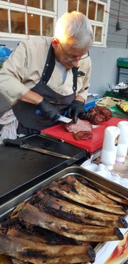 Peter Knorr aus Kirchberg bei der Arbeit. (Bild: PD)