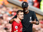 Es dauert wohl noch ein bisschen, bis Jürgen Klopp Xherdan Shaqiri wieder aufs Feld schicken kann (Bild: KEYSTONE/AP/RUI VIEIRA)