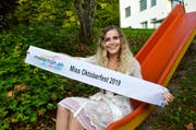 Veronica Martins, Miss Oktoberfest Tannzapfenland 2019. Für ihr Amt sowie für jenes der Muschelfee mangelte es bisher nicht an Kandidatinnen. (Bild: Christoph Heer)
