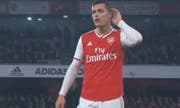 Arsenal-Spieler Granit Xhaka sorgte am Wochenende für einen Eklat, indem er sich mit den eigenen Fans anlegte. (Bild: Screenshot)