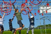 In Versoix herrschten noch sommerliche Bedingungen. In Frauenfeld dürfte es bei diesem Hindernis klamme Finger geben. (Bild: PD)