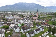 In der Stadt Buchs wohnt in 35,9 Prozent aller Haushalte nur eine Person. (Bild: Heini Schwendener)