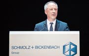 Jens Alder bei der Wahl zum Präsidenten von Schmolz+Bickenbach im KKL Luzern. (Bild: Alexandra Wey/Keystone, 30. April 2019)