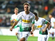 Patrick Herrmann bewahrt Borussia Mönchengladbach in der Europa League vor der zweiten Niederlage (Bild: KEYSTONE/EPA/STR)
