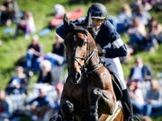 Fehlerfreies Duo: Steve Guerdat und Venard de Cerisy (Bild: KEYSTONE/GIAN EHRENZELLER)