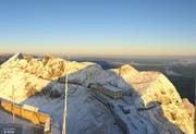 Pilatus Kulm auf 2132 Meter über Meer (Screenshot Webcam)