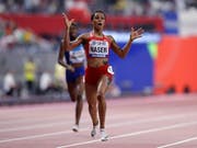 Salwa Eid Naser kann es nicht fassen (Bild: KEYSTONE/AP/PETR DAVID JOSEK)