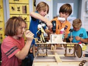 Im Tüftel-Camp 2019 werden auch in Widnau Maschinen und Apparate entwickelt – so fantasievoll kann das aussehen. (Bild: pd)